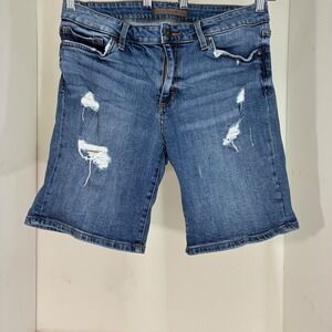 Sold. Do not buy Joes Jeans Womens Distressed Bermuda Denim